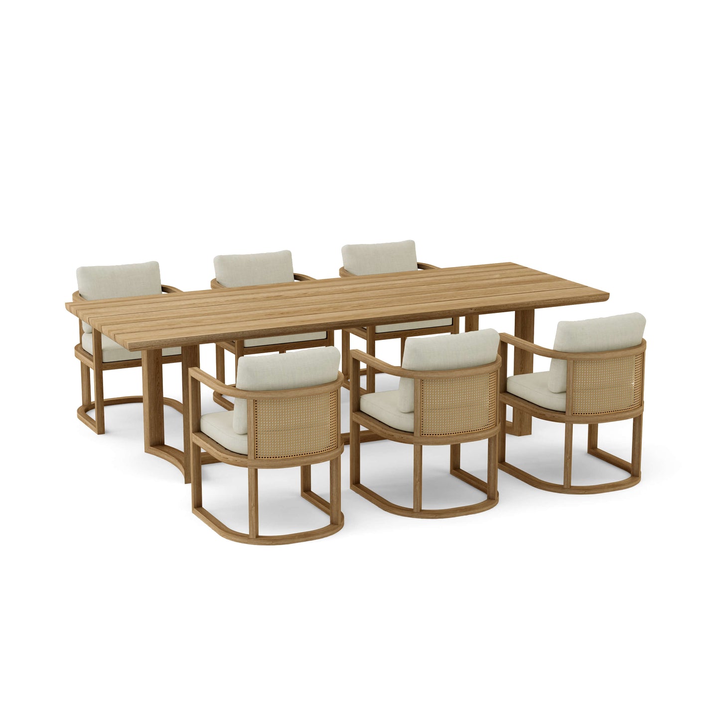 Anderson Teak 7-Piece Junus Dining Table Set | Anderson Teak