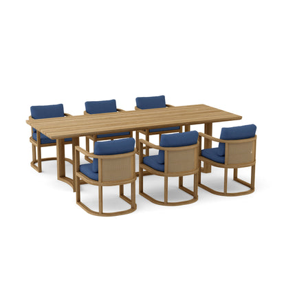 Anderson Teak 7-Piece Junus Dining Table Set | Anderson Teak