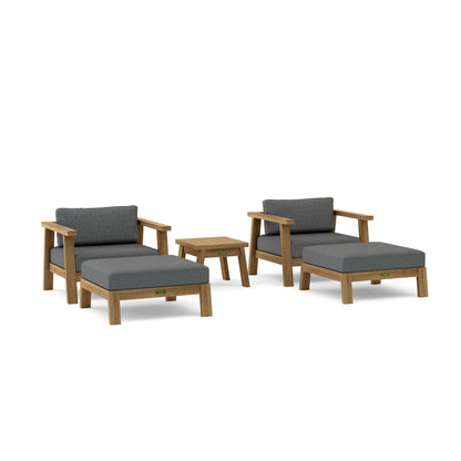 Anderson Teak 5-Piece Palermo Deep Seating | Anderson Teak