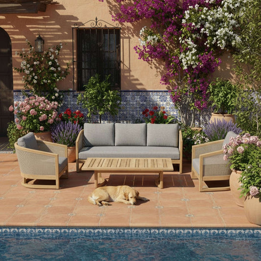 Anderson Teak Catania 4-Piece Deep Seating Set