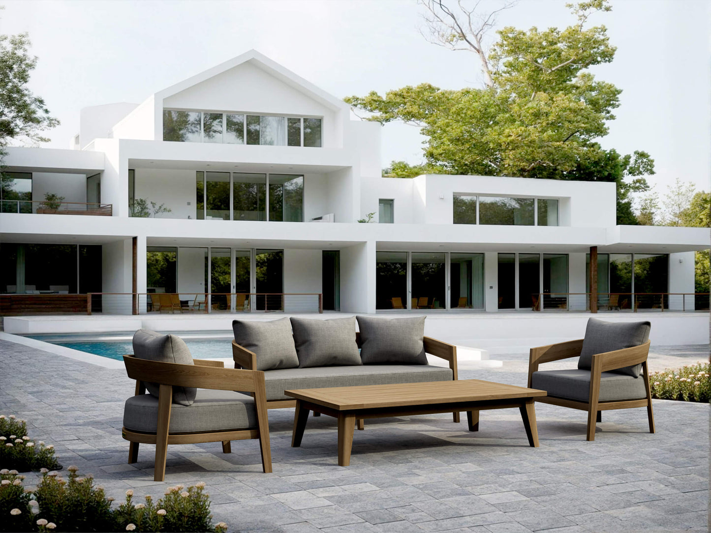 Anderson Teak Toscana 4-Piece Deep Seating Set