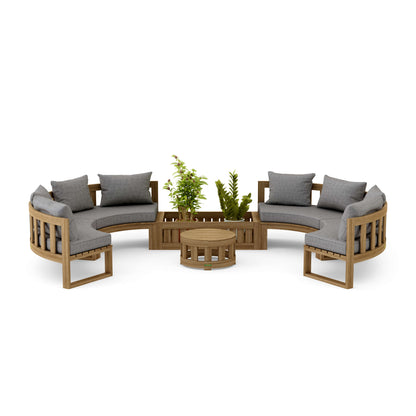 Anderson Teak Circular Modular Deep Seating Set | Anderson Teak
