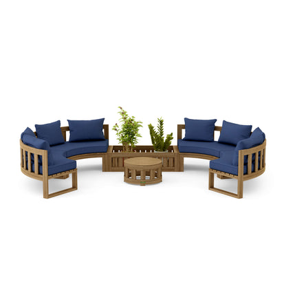 Anderson Teak Circular Modular Deep Seating Set | Anderson Teak