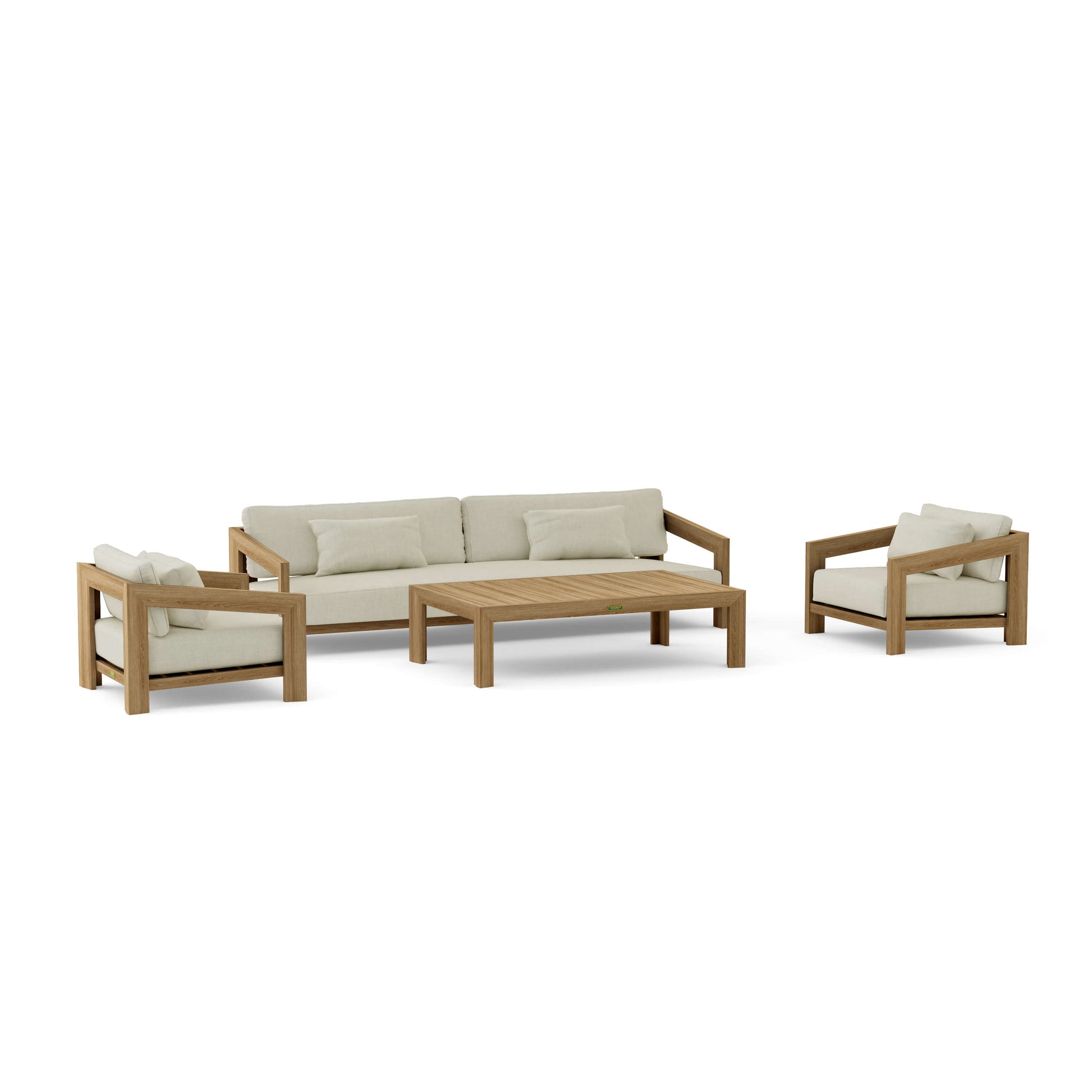 Anderson Teak 4-Piece Smyrna Deep Seating Set | Anderson Teak