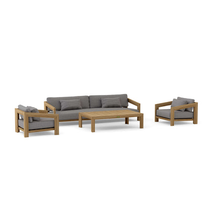 Anderson Teak 4-Piece Smyrna Deep Seating Set | Anderson Teak