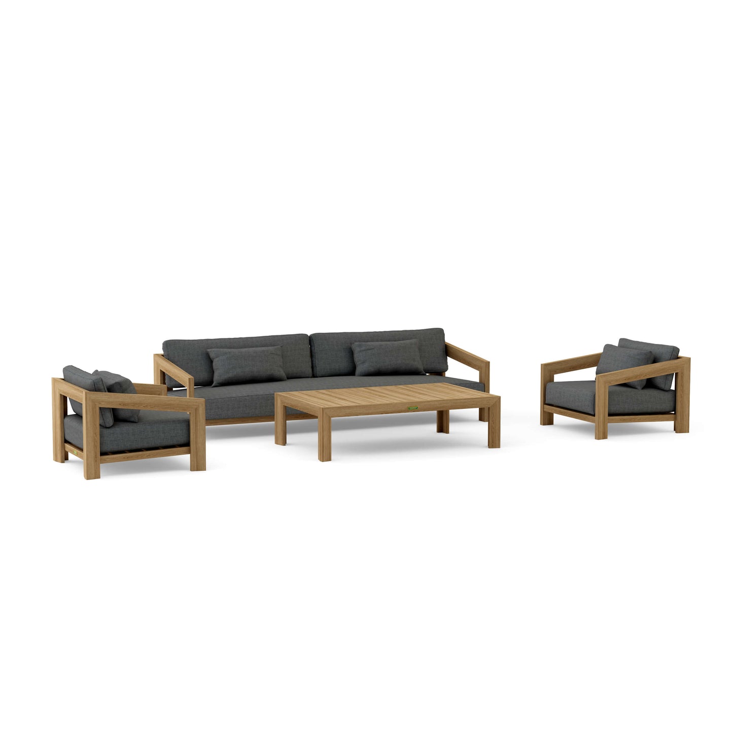 Anderson Teak 4-Piece Smyrna Deep Seating Set | Anderson Teak
