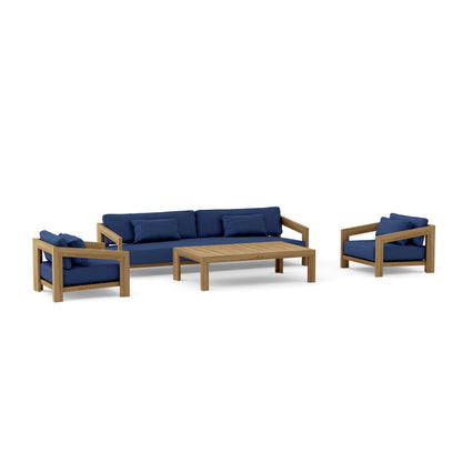 Anderson Teak 4-Piece Smyrna Deep Seating Set | Anderson Teak