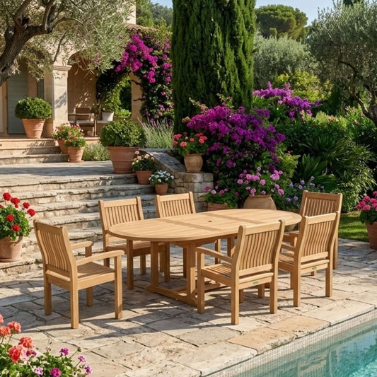 Anderson Teak 7-Piece Extension Dining Set