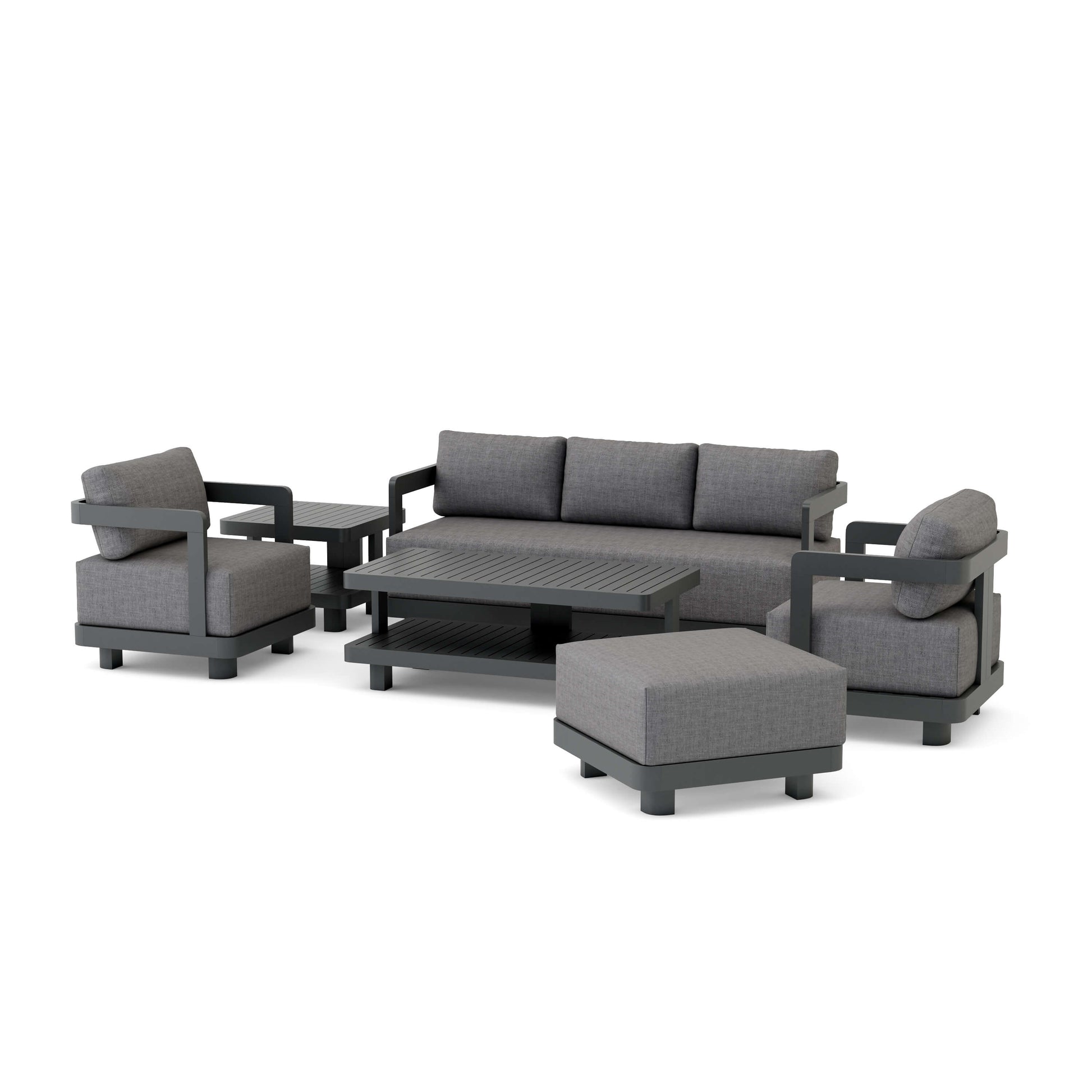 Anderson Teak Granada 6-Piece Aluminum Deep Seating Set | Anderson Teak