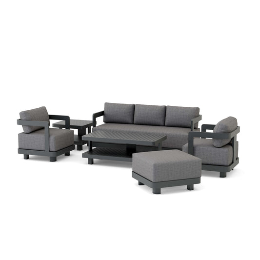 Anderson Teak Granada 6-Piece Aluminum Deep Seating Set | Anderson Teak