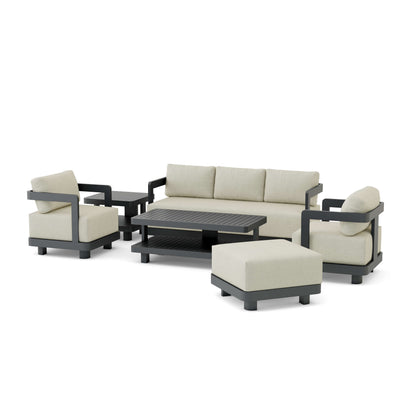 Anderson Teak Granada 6-Piece Aluminum Deep Seating Set | Anderson Teak