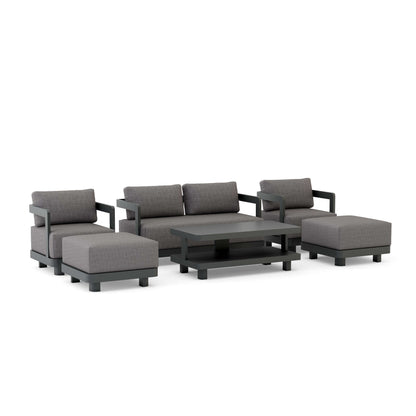 Anderson Teak 6-Piece Granada Aluminum Deep Seating | Anderson Teak