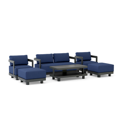 Anderson Teak 6-Piece Granada Aluminum Deep Seating | Anderson Teak