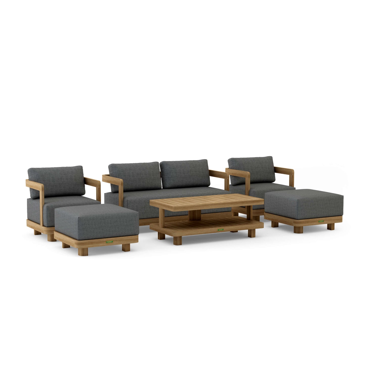 Anderson Teak 6-Piece Granada Deep Seating | Anderson Teak