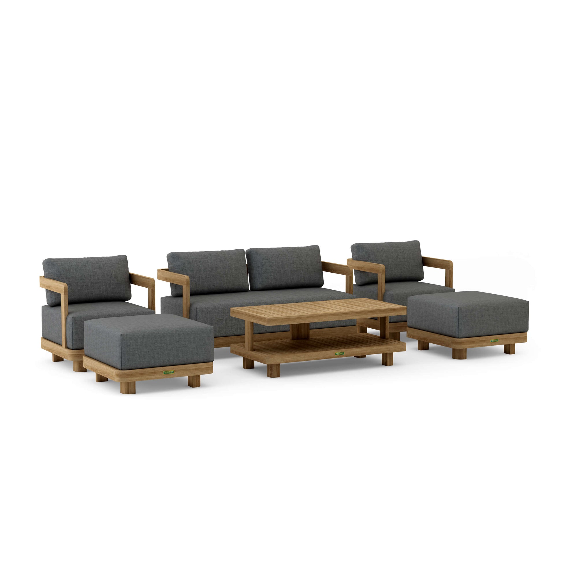 Anderson Teak 6-Piece Granada Deep Seating | Anderson Teak