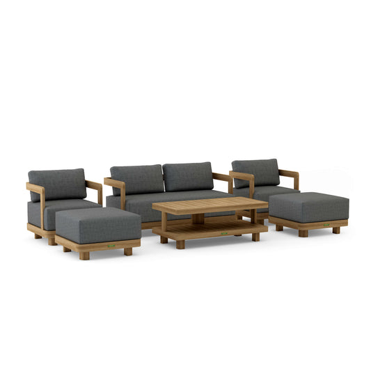 Anderson Teak 6-Piece Granada Deep Seating | Anderson Teak