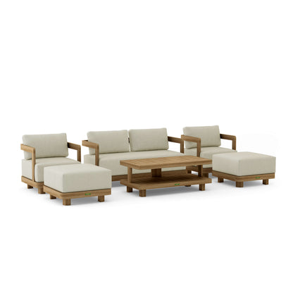Anderson Teak 6-Piece Granada Deep Seating | Anderson Teak