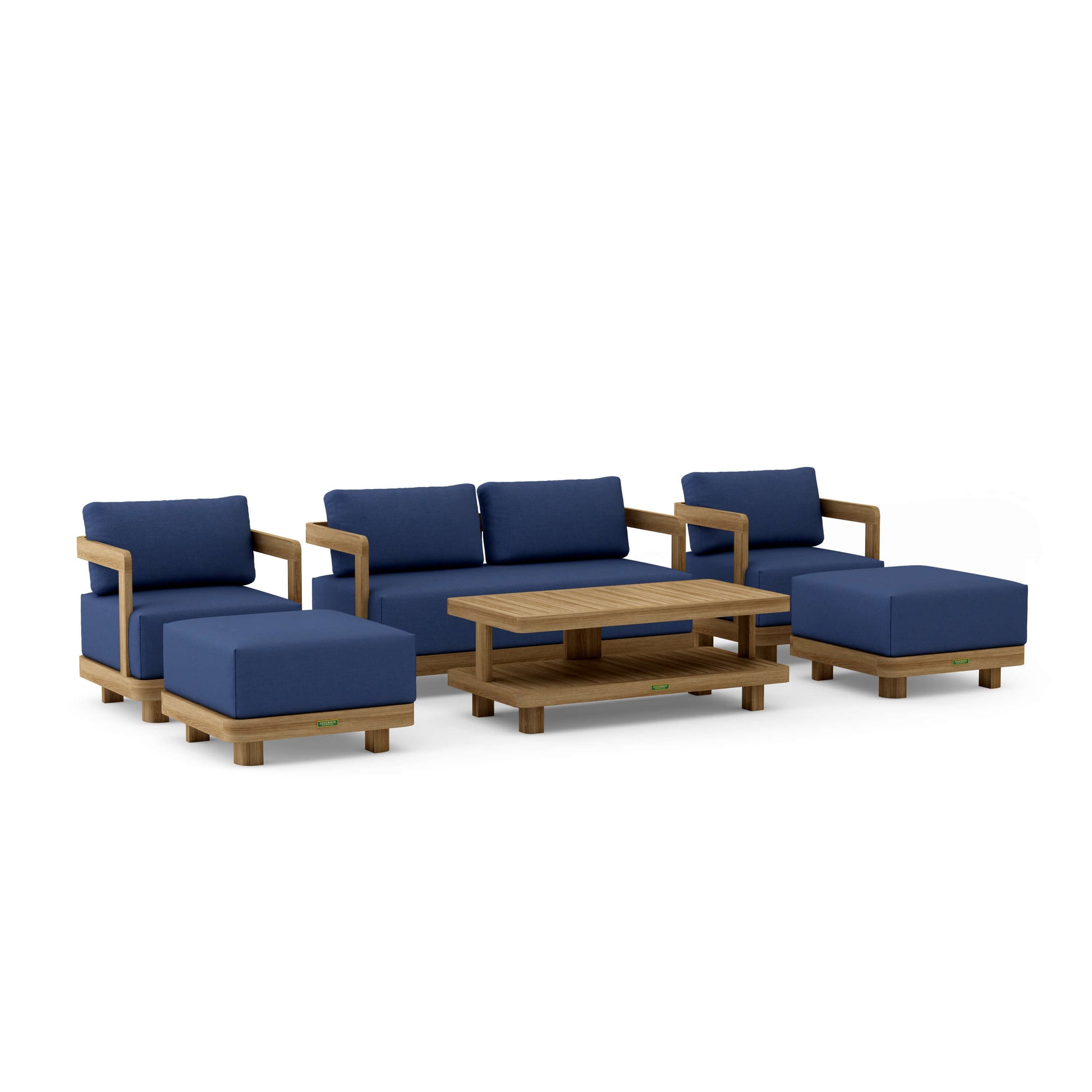 Anderson Teak 6-Piece Granada Deep Seating | Anderson Teak