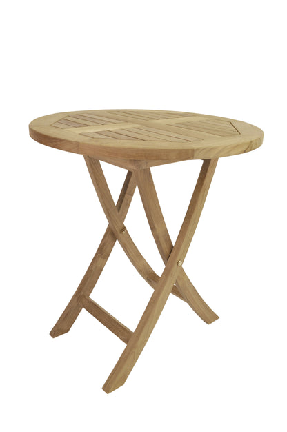 Anderson Teak Bahama 27" Round Bistro Folding Table | Anderson Teak Bahama Collection