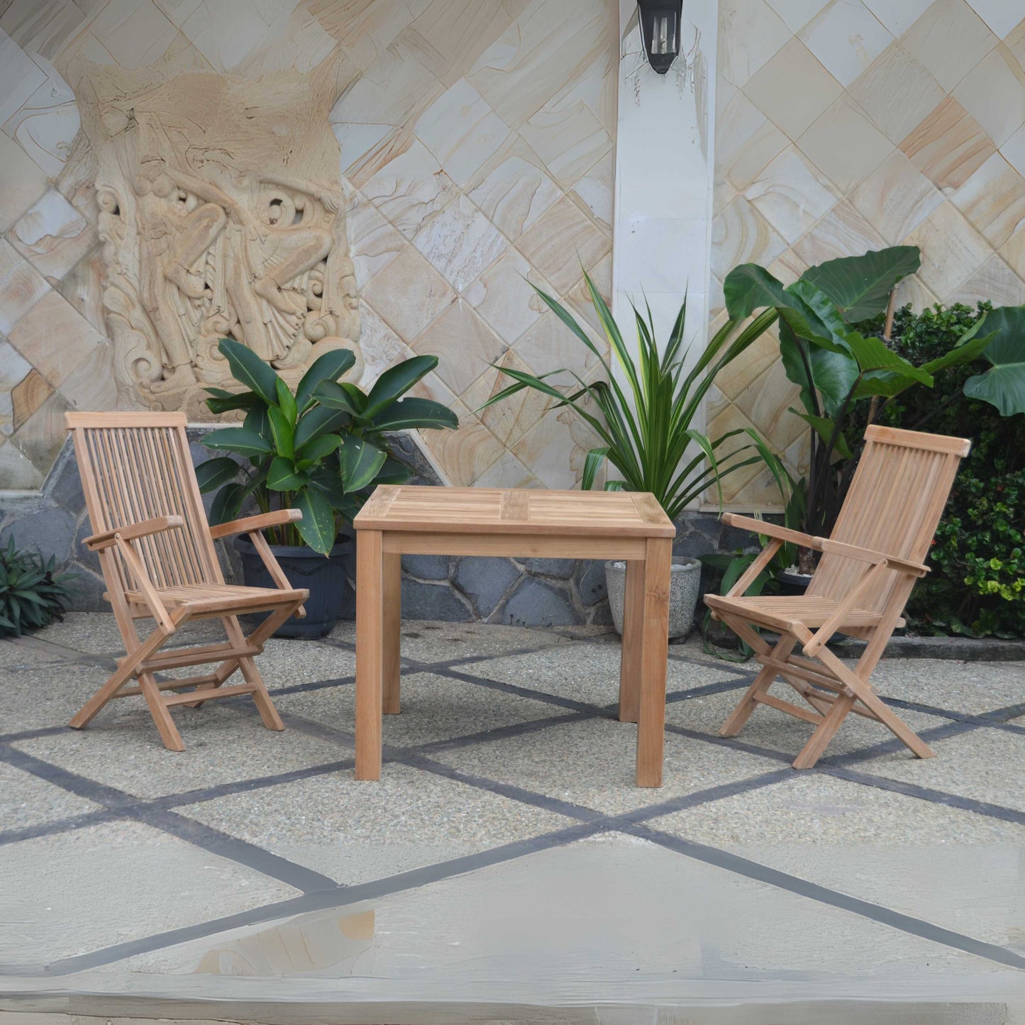Anderson Teak Bahama Classic 3-Piece Bistro Table | Anderson Teak Bahama Collection