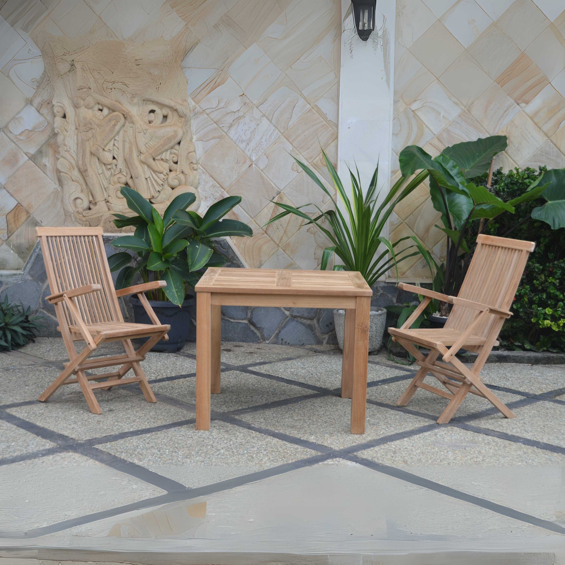 Anderson Teak Bahama Classic 3-Piece Bistro Table | Anderson Teak Bahama Collection