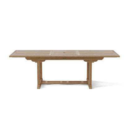 Anderson Teak Bahama Sahara 9-Piece 8' Rectangular Dining Set | Anderson Teak Bahama Collection