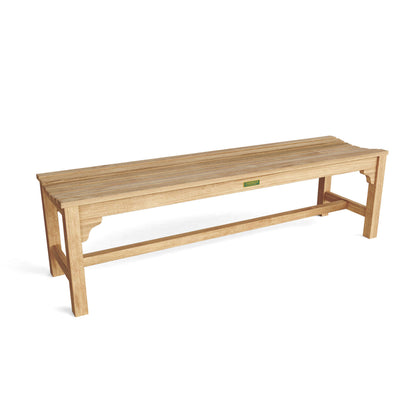 Hampton 3-Seater Backless Bench — View 6
