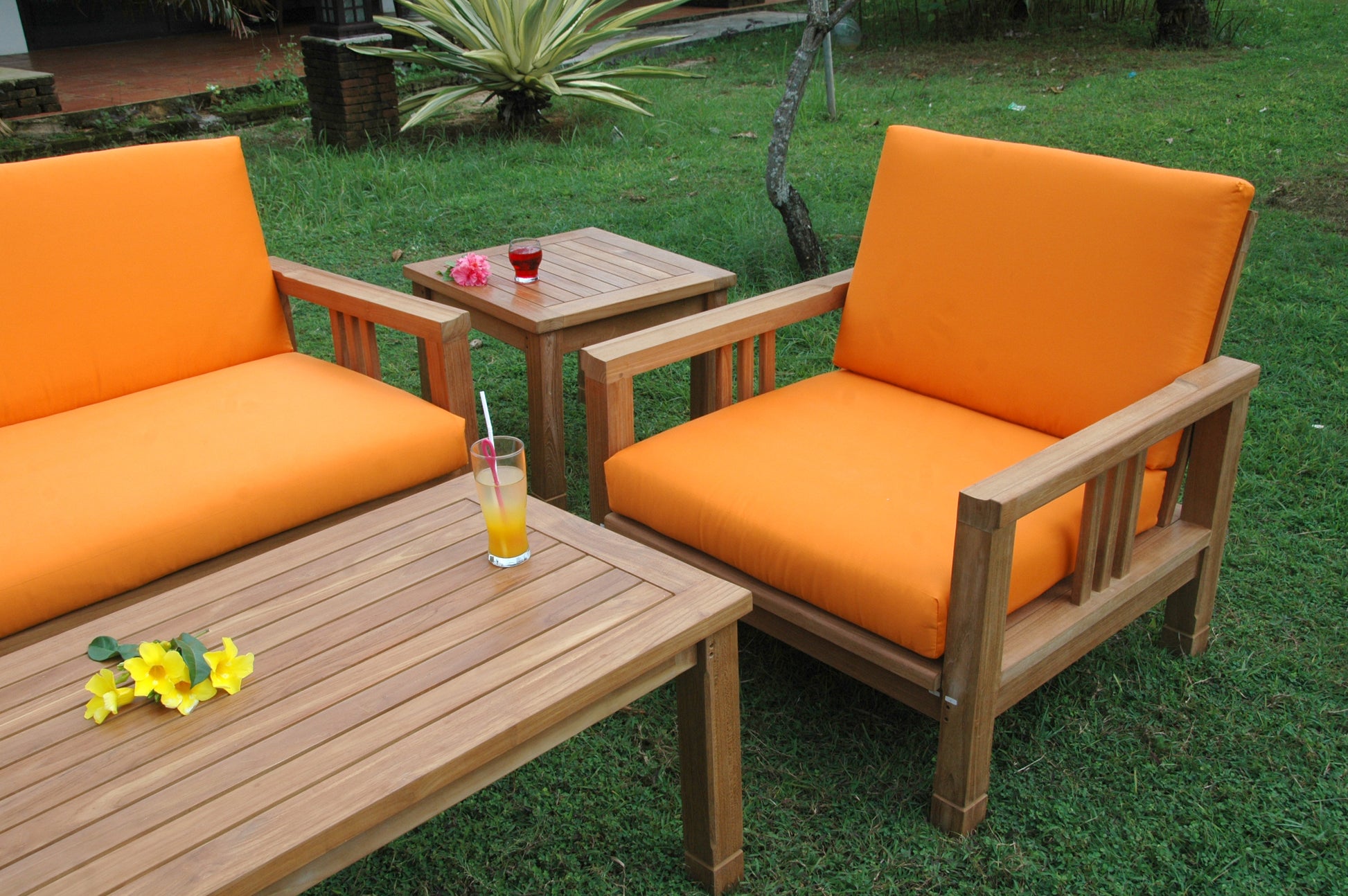 SouthBay Deep Seating 5-Pieces Conversation Set B — View 4