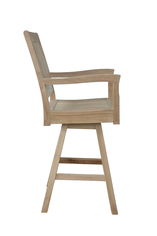 Rialto Swivel Bar Armhair — View 2