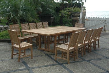 Sahara Rialto 13-Pieces Rectangular Dining Set — View 3