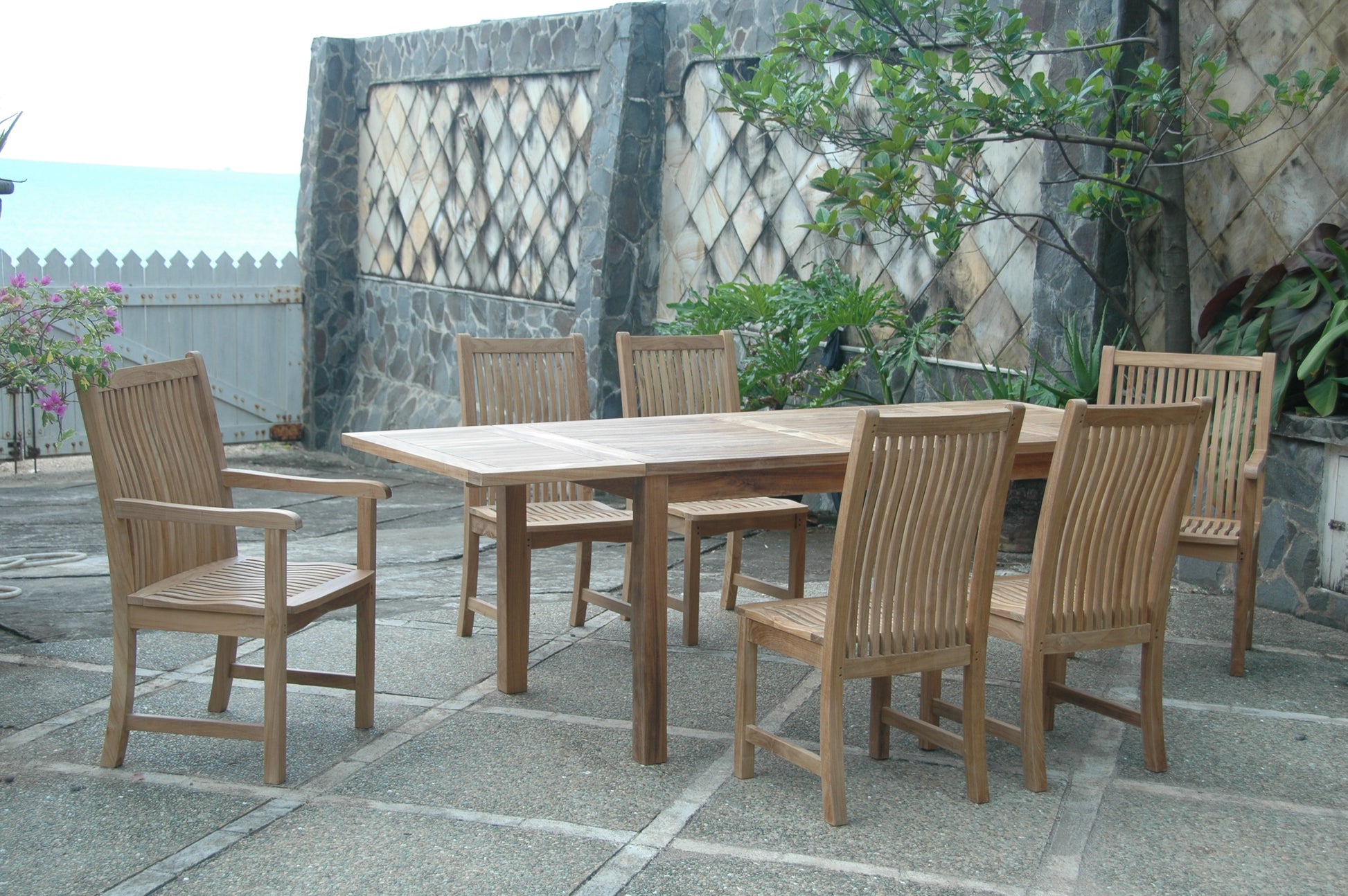 Bahama Chicago 7-Pieces Dining Set Chair B — View 4