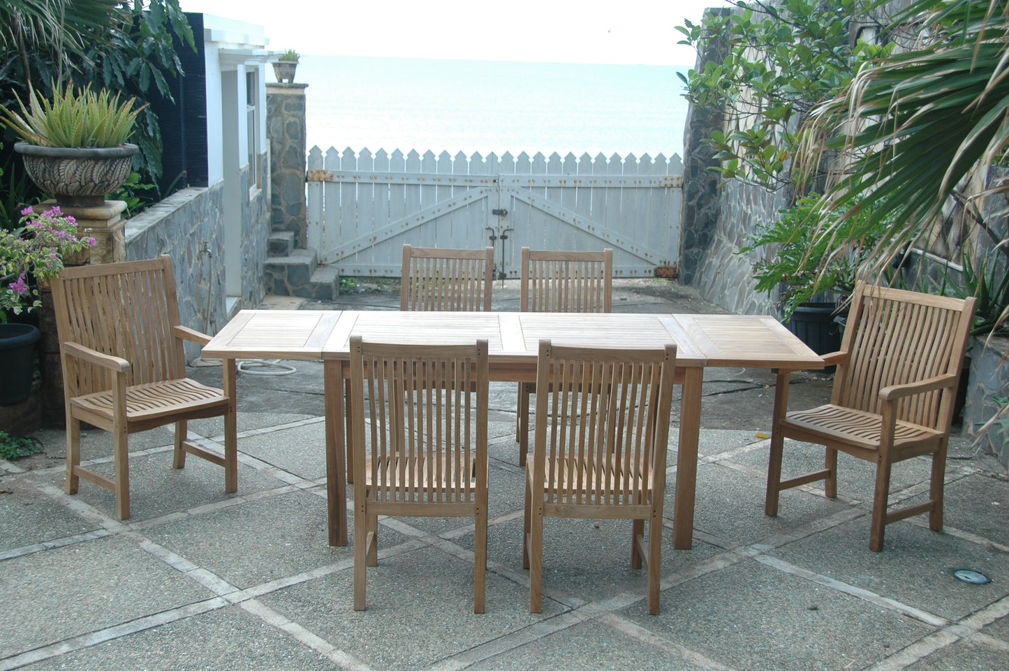 Bahama Chicago 7-Pieces Dining Set Chair B — View 3