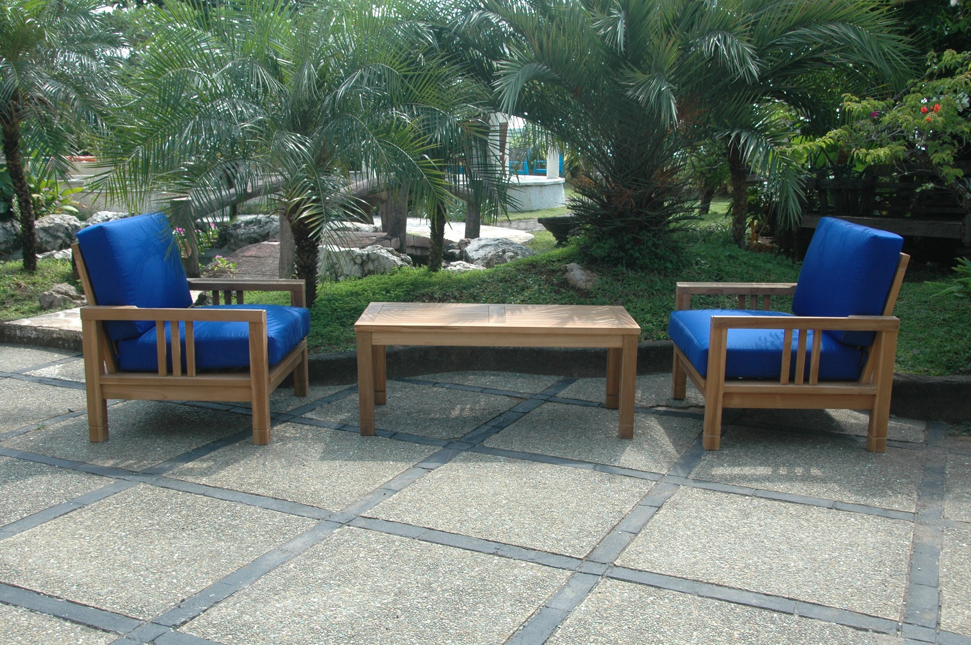 SouthBay Deep Seating 3-Pieces Conversation Set B — View 2