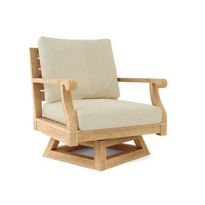 Riviera Swivel Armchair + Cushion — View 9