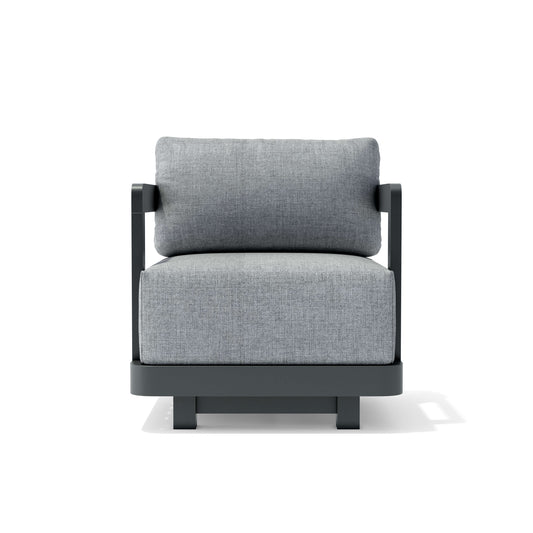 Granada Deep Seating Aluminum Swivel Armchair