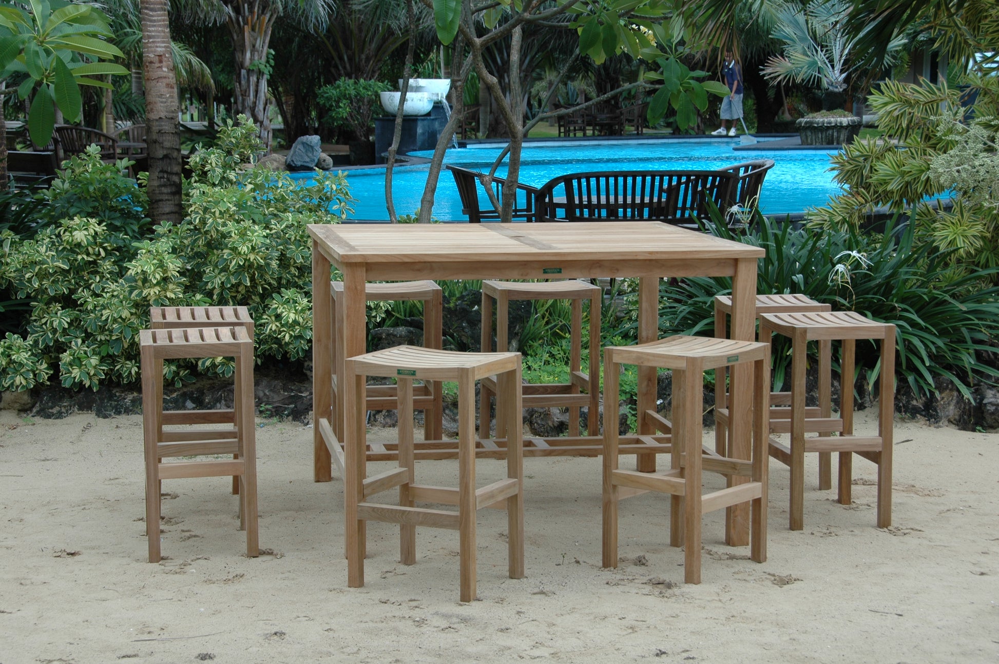 Windsor Montego 9-Pieces Square Bar Set — View 2