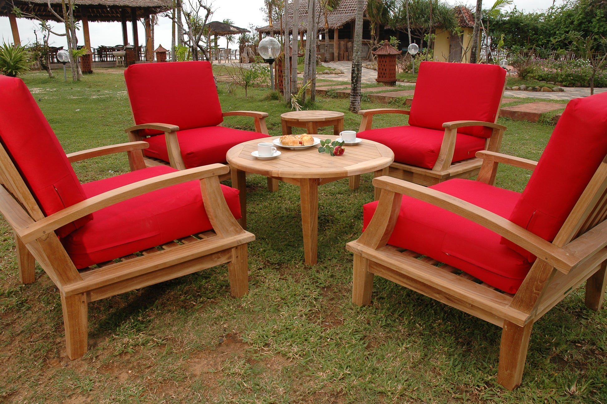 Brianna 6-Pieces Deep Seating Armchair Set — View 3