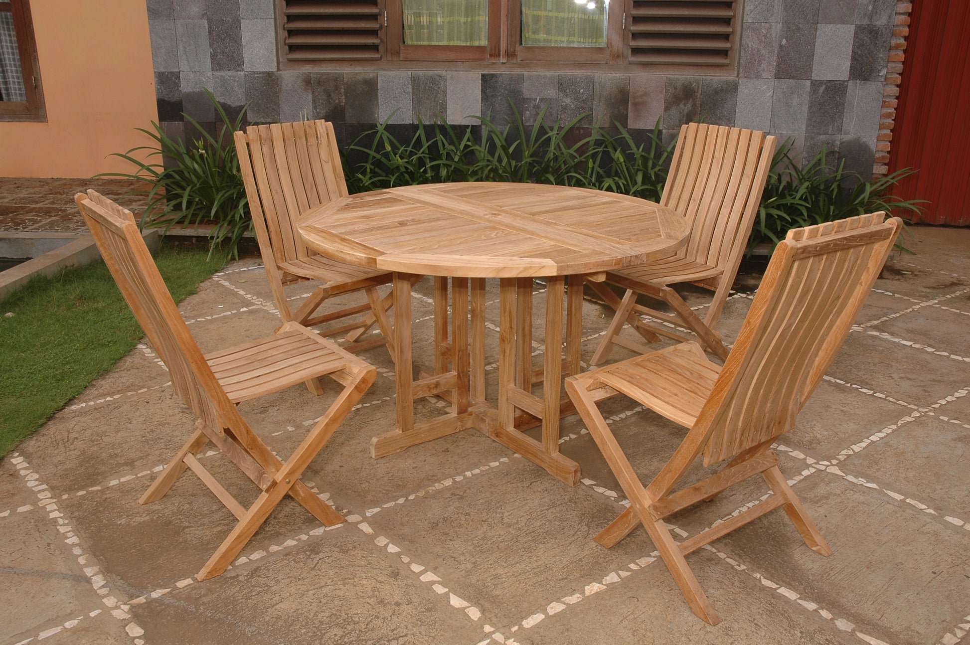 Butterfly Comfort 5-Pieces Dining Table Set — View 2