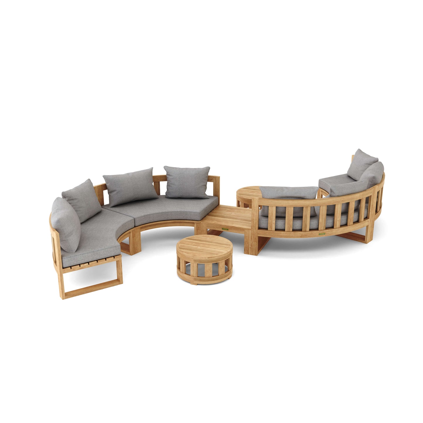 SET-813 Circular Modular Deep Seating Set — View 2