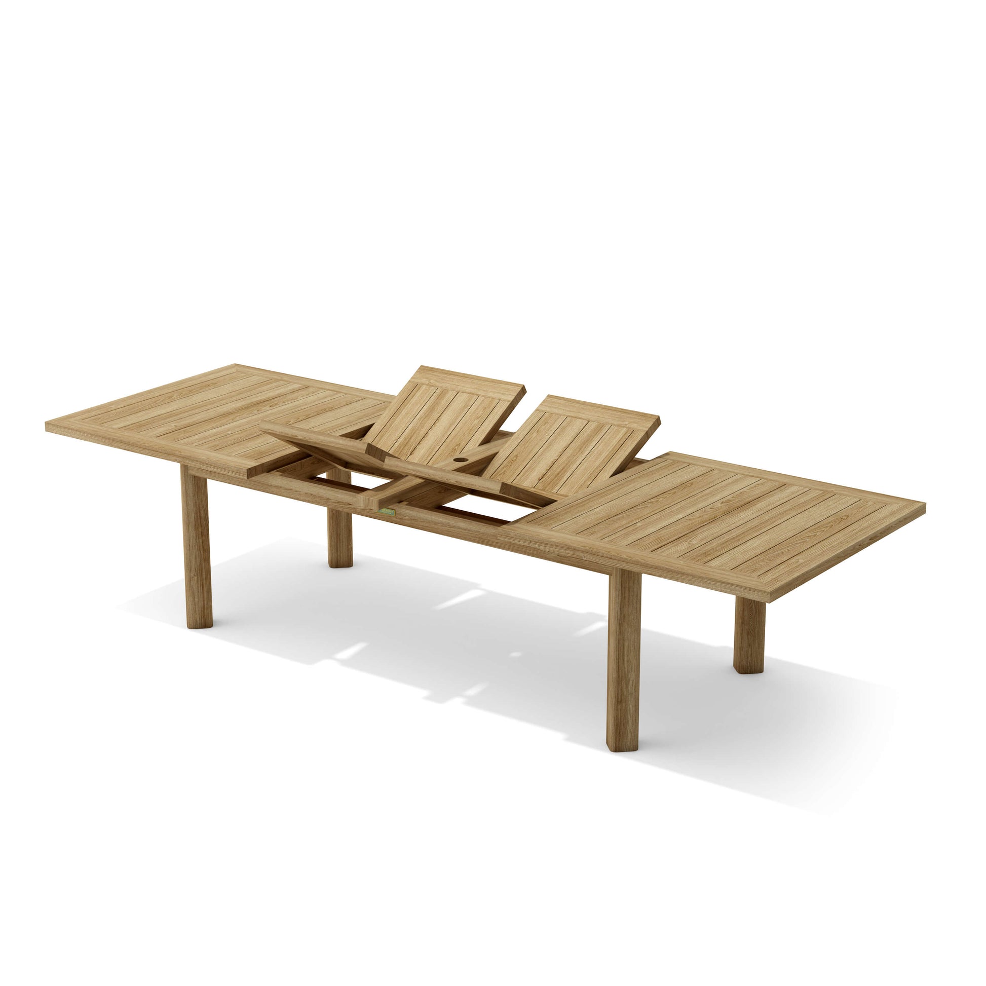 SET-320 13-pc Chelsea Rectangular Double Extension Dining Table Set — View 4