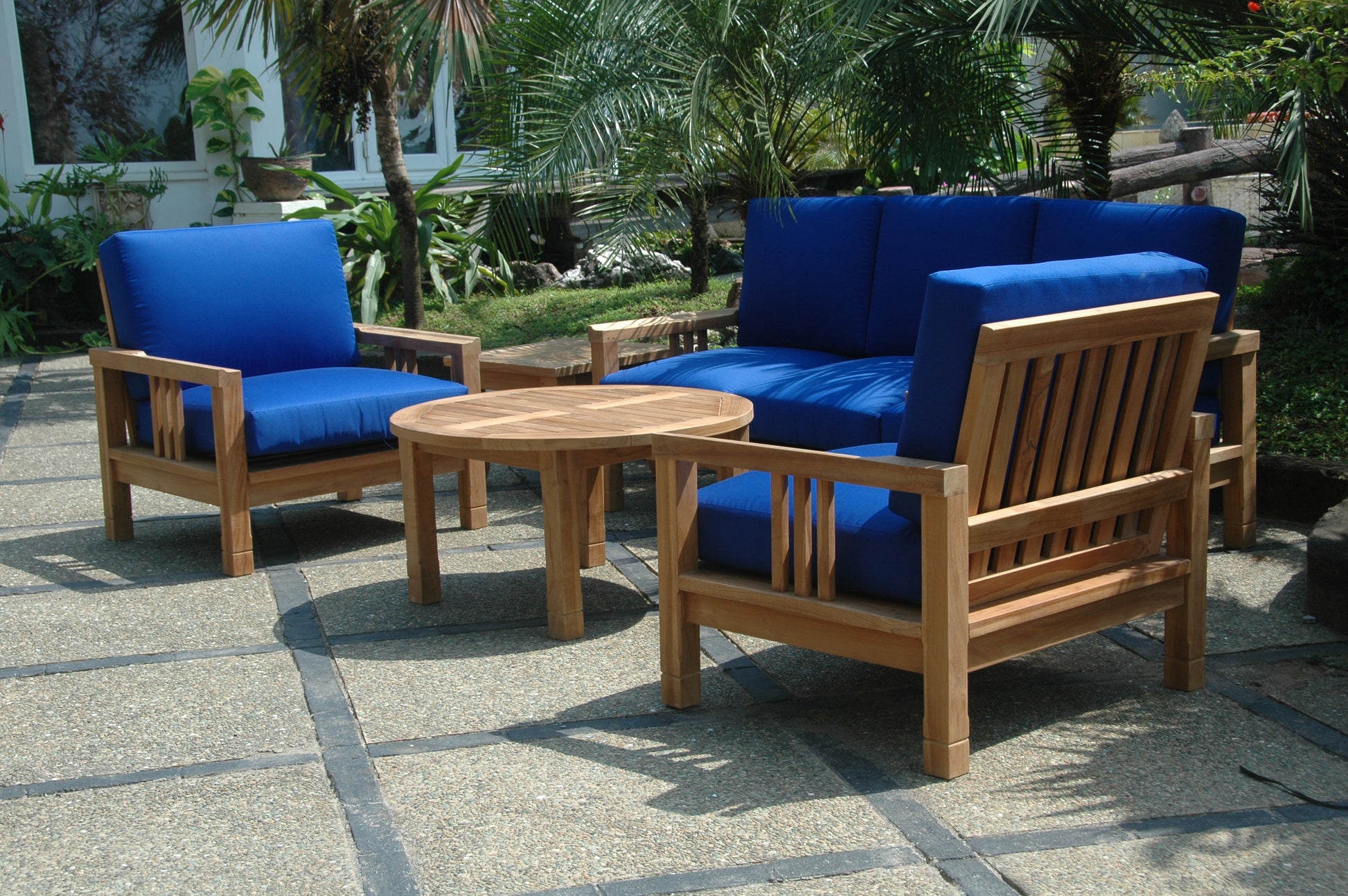 SouthBay Deep Seating 5-Pieces Conversation Set C — View 3
