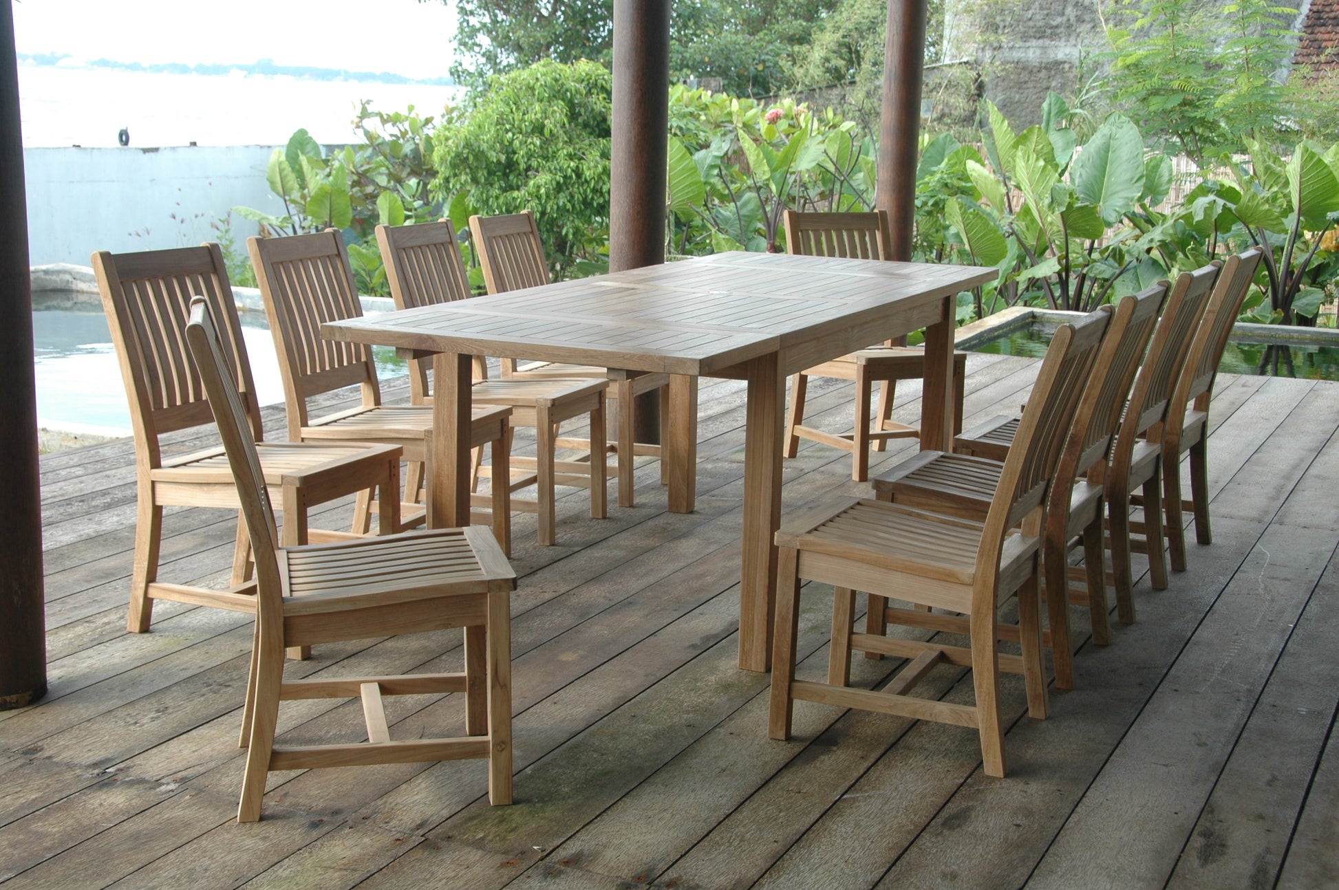 Bahama Rialto 11-Pieces Rectangular Dining Set — View 5