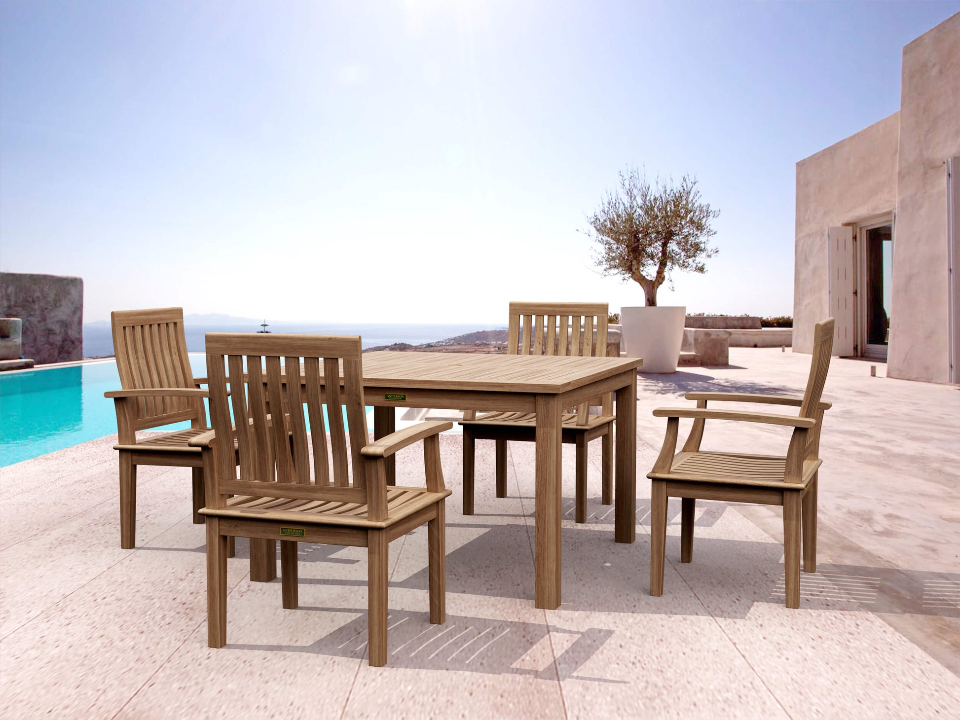 Windsor Brianna 5-Pieces Dining Table Set — View 2