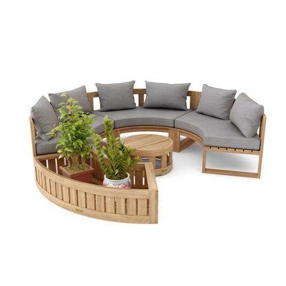 SET-808 Circular Modular Deep Seating Set — View 2