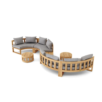 SET-813 Circular Modular Deep Seating Set — View 4