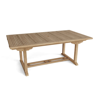 Valencia 117" Rectangular Table w/ Double Extensions — View 3