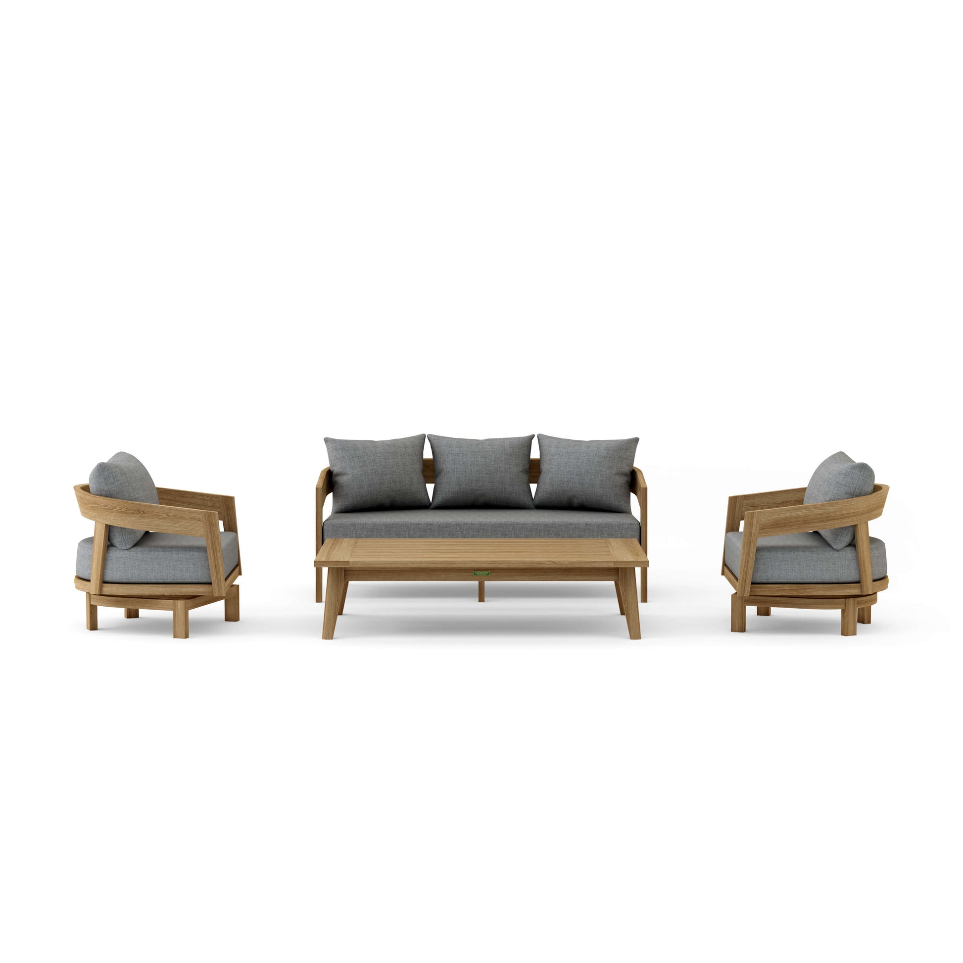 SET-370 Toscana 4-pc Deep Seating Swivel Set — View 3
