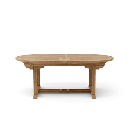 Bahama 117" Oval Extension Table w/ Double Extensions — View 4