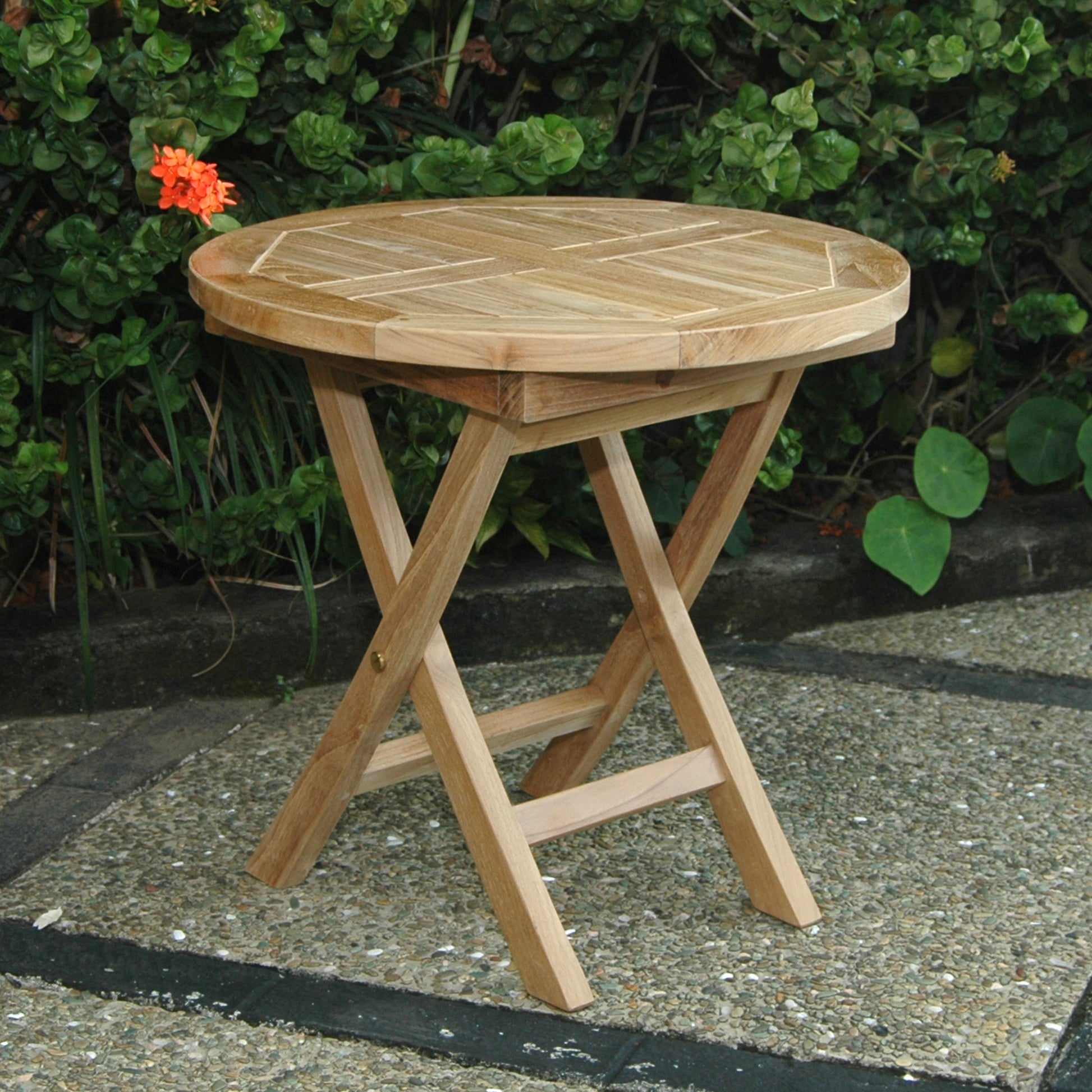 Bahama 20" Mini Side Round Folding Table — View 4