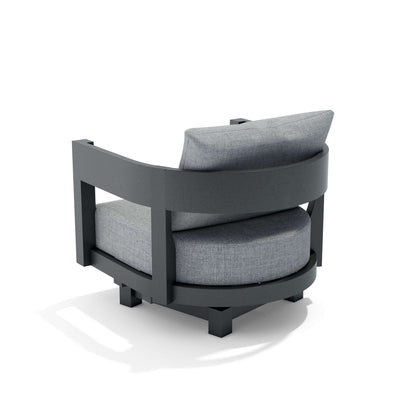 Coronado Aluminum Swivel Armchair — View 3